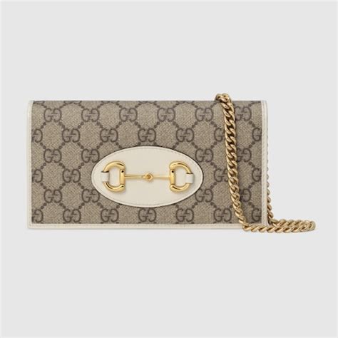 gucci 1955 horsebit chain strap wallet|Gucci Horsebit 1955 wallet with chain .